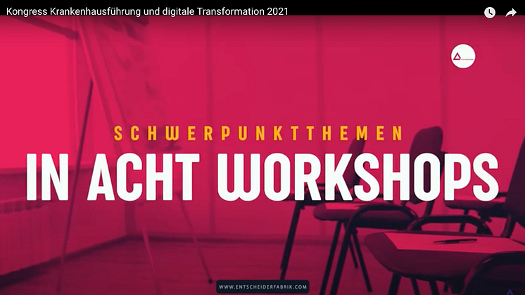 KHZG - Digitalstrategien, FAQ und Workshop am 19.-20.05. - Kongress Krankenhausführung