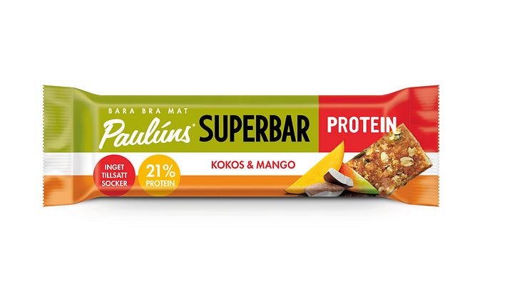 Paulúns superbar Protein Kokos & Mango