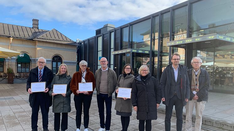 Diplomceremoni, Årets station 2023. Petra Hersgren, Regionchef Jernhusen: "Det känns fantastiskt roligt att Resenärerna valt att utse Uppsala Centralstation till Årets Station"