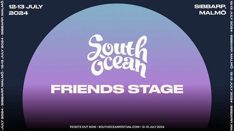 Förra årets succé på South Ocean Festival med Friends Stage återkommer i sommar med fantastiska band från Malmö 