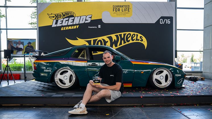 Der 25-jährige Benjamin Pflug aus Zaisenhausen darf sich als glücklicher Gewinner der Hot Wheels Legends Tour 2024 betiteln.