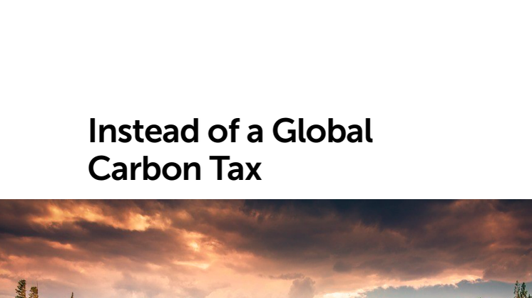 Instead of a global carbon tax