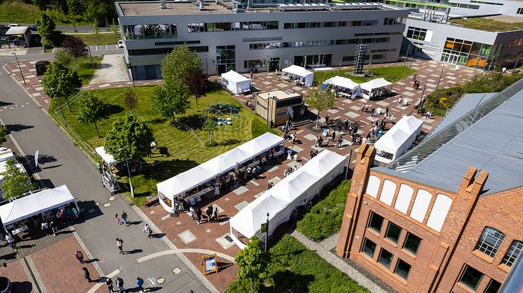 Am Samstag, den 1. Juni, findet der Hochschulinformationstag 2024 der TH Wildau von 10 bis 15 Uhr auf dem Campus der Hochschule statt. (Bild: Uwe Völkner)