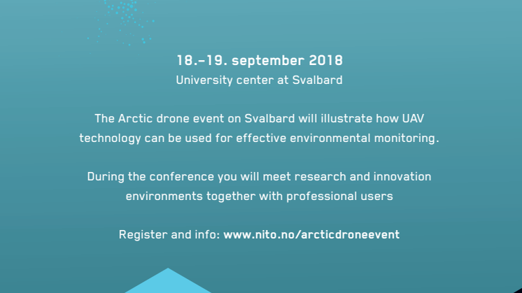 Akvaplan-niva om neste generasjons havovervåking - dronearrangement på Svalbard