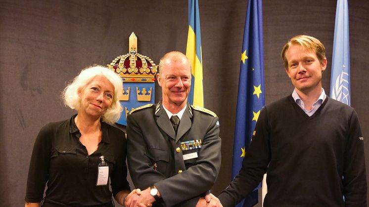 Anita Asklund, Lantmännen, Klas Eksell, Försvarsmakten och Joakim Arndorw, Swecon