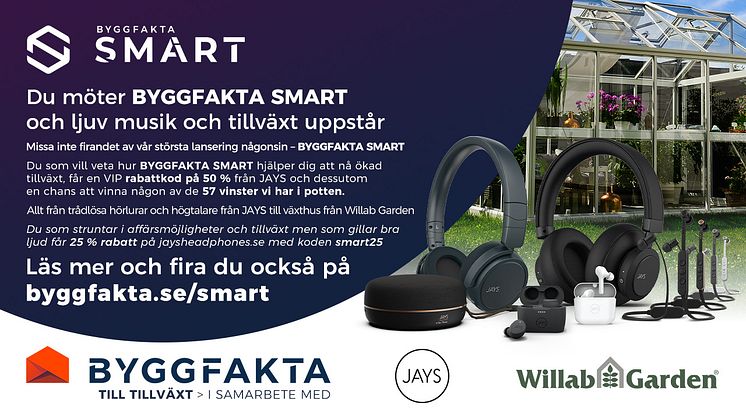 För att bli skicklig i affärer (vilket är vad ordet smart betyder) krävs så bra hjälpmedel som möjligt. Det bästa hjälpmedlet för dig som vill vara skicklig i affärer på byggprojektmarknaden är nya BYGGFAKTA SMART.