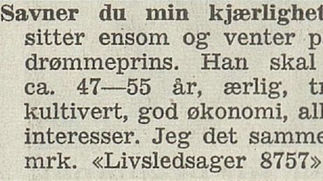 Faksimile Dagbladet 24.05.1969 