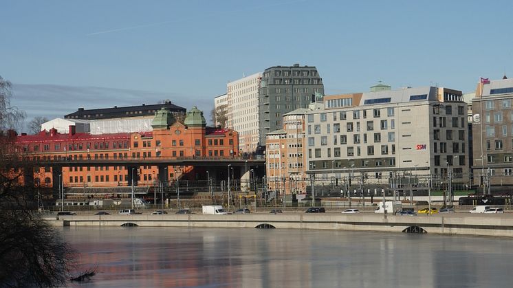 Tegners Torn Stockholm, takskiffer Nordskiffer grön på fasad och tak