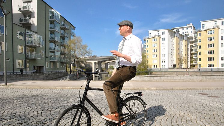 Gustav Hemming nyvald vice ordförande för Svenska cykelstäder. 