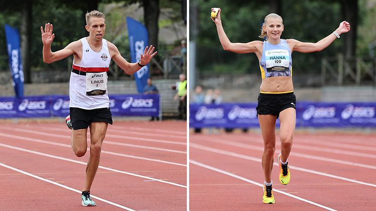 Linus Rosdal och Hanna Lindholm. Foto: Glenn T Unger/Göteborgsvarvet