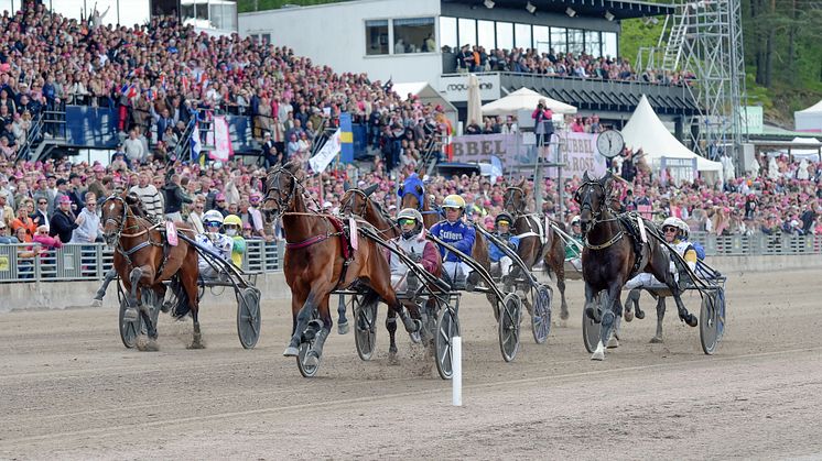 Hohneck och Gabriele Gelormini vann Elitloppet 2023. Foto: Lars Jakobsson/TR Bild