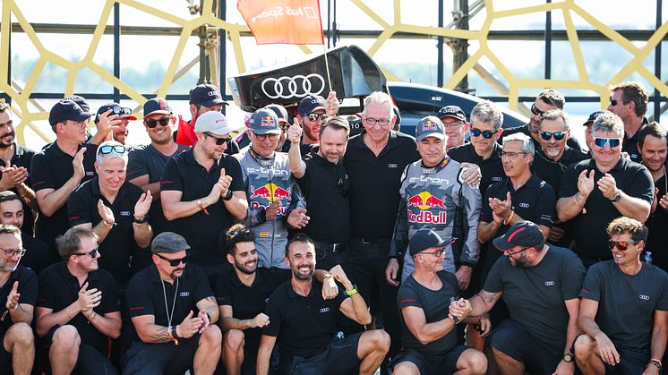 Lucas Cruz, Rolf Michl, Sven Quandt, Carlos Sainz, Team Audi Sport