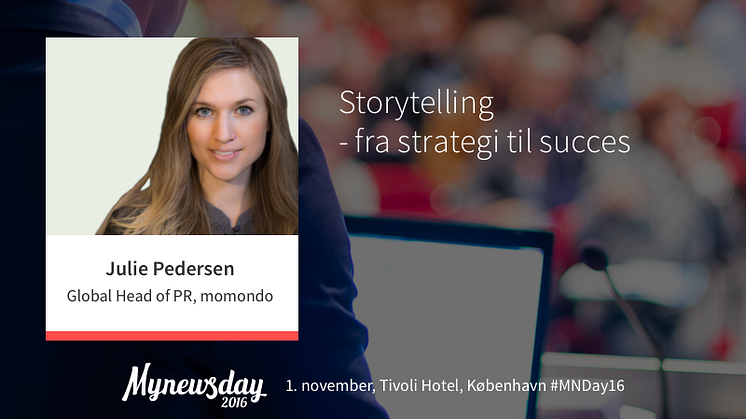 Taler #4 på Mynewsday: “Historien bag succes kampagnen - The DNA Journey”