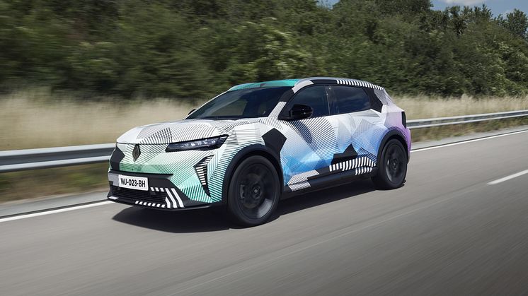 Nya Renault Scenic E-tech Electric testkörs i Frankrike