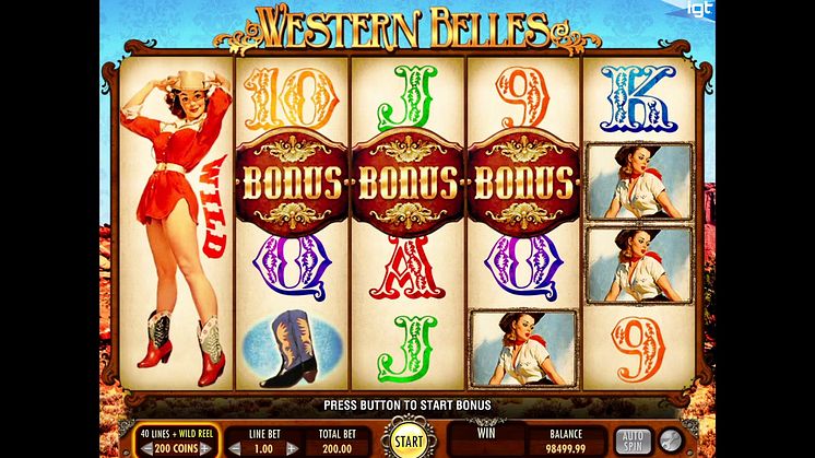 Western Belles slot