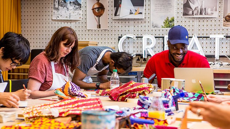 Yinka Ilori under workshop