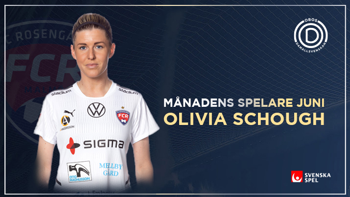 Olivia Schough är Månadens Spelare i OBOS Damallsvenskan