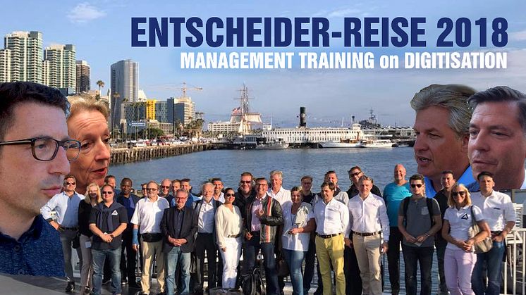 Entscheider-Reise 2018 mit Management Training on Digitization