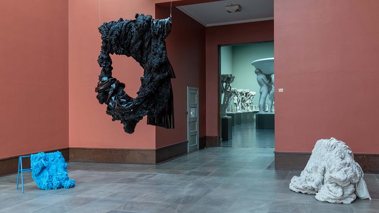 Fra Hanne Friis' utstilling Sirkulasjon på Vigelandmuseet i 2022. 