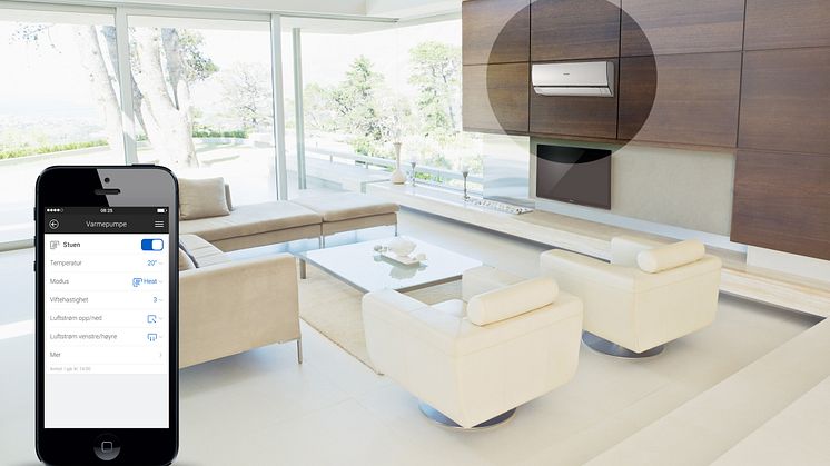 Verisure og Panasonic med verdens første integrerte varmepumpe for smarte hjem