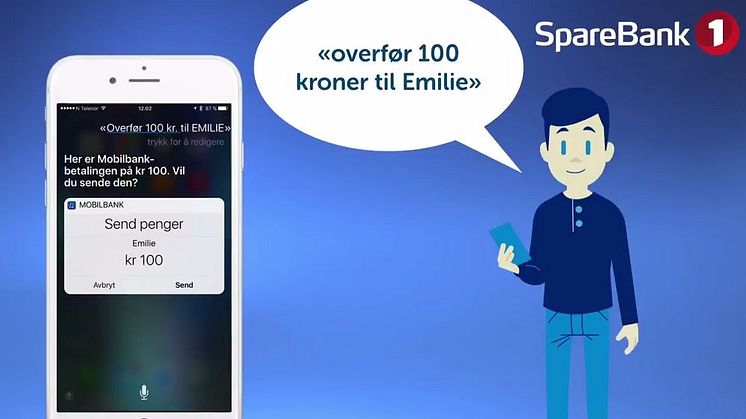 Nå kan du overføre penger med talestyring