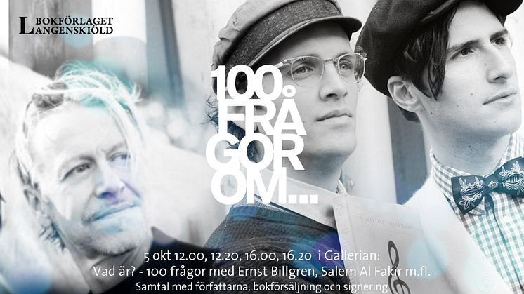 100 frågor och svar i Gallerian 