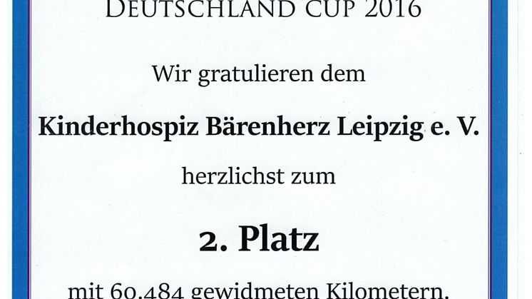 Bärenherz belegt 2. Platz bei "I run for life": Bundesgesundheitsminister übergibt den Preis