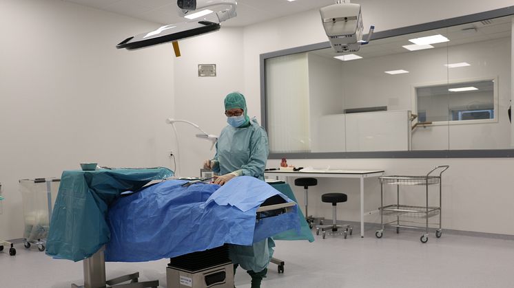 Den nya operationssalen på Vävnadsbanken ska ge tillgång till fler vävnader och lokalerna ska även användas som testbädd för utveckling av nya kirurgiska tekniker.