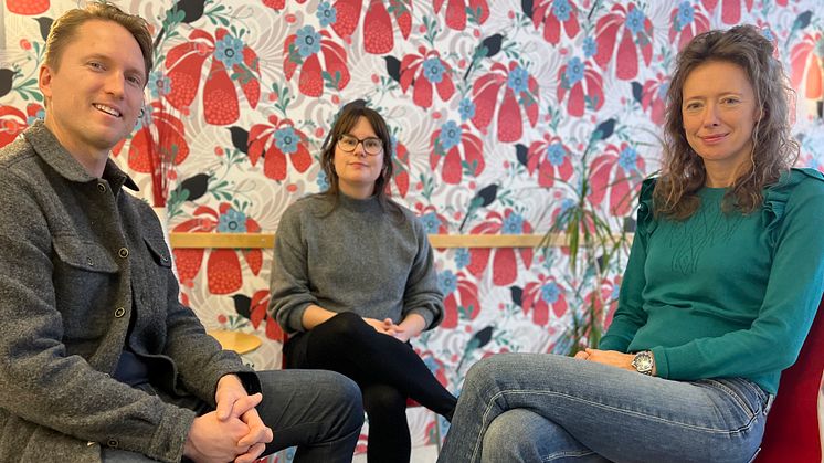 Psykologerna Erik Wallmark, Frida Sjödahl och Marie Svensson är några av medarbetarna som kommer att arbeta på Traumamottagning Centrum för sexuell hälsa.
