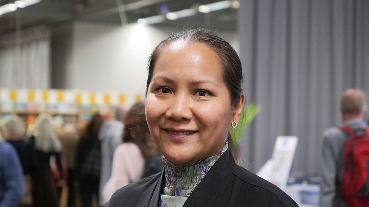 Napat Khiyapat är modersmålslärare i Skellefteå kommun och hon är en av tre finalister till lärarpriset Guldäpplet.