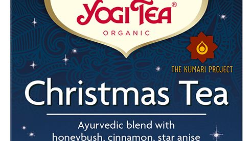 Det KRAV märkta och ekologiska julteet från Yogi Tea bjuder på kryddiga smaker som kanel, stjärnanis och apelsinolja. Ingredienserna kommer från ekologiskt certifierade odlingar.