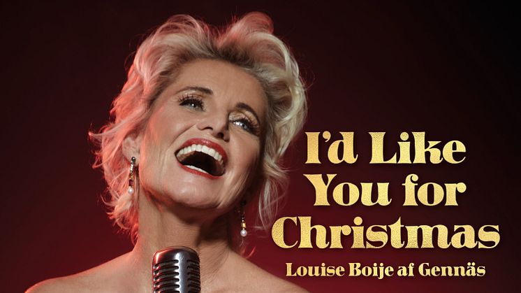 Louise Boije af Gennäs skivdebuterar med singeln ”I’d like you for Christmas” – och skänker samtliga intäkter till sjuksköterskor som arbetar med covid-19