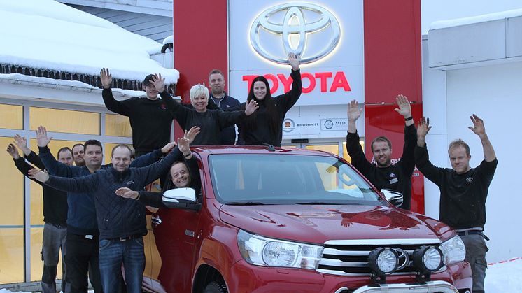 Toyota ble salgsvinneren i Steinkjer