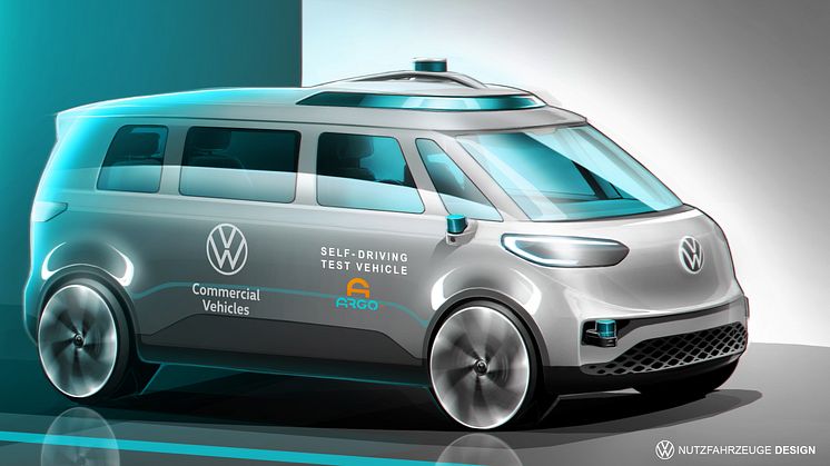 Volkswagen Erhversbiler fortsætter udviklingen af selvkørende biler til mobility-services