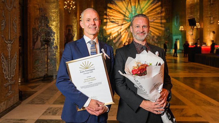 Tom Nilsson och David Ekelund, Icebug. Bild: Fotograf Risenstrand