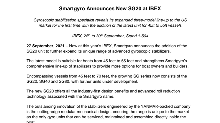27 September 2021 - Smartgyro Announces New SG20 at IBEX.pdf