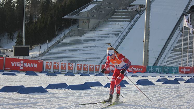 En liten hilsen fra IBU BMW World Cup Holmenkollen 