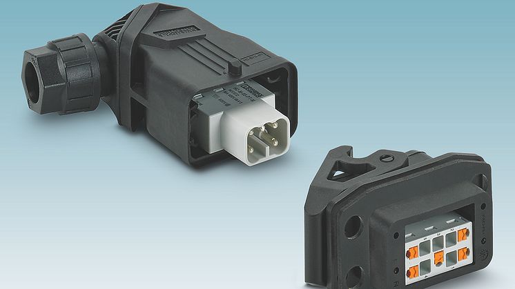 Compact connector housings for single modular contact inserts