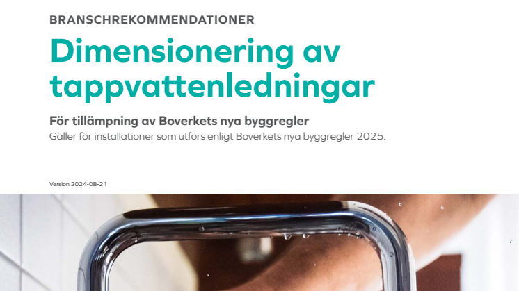 Branschrekommendation - 01 Dimensionering av tappvattenledningar v20240821 webb.pdf