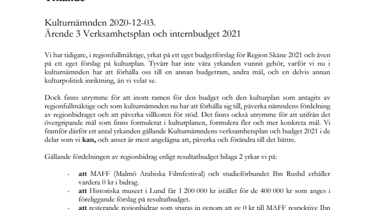 20-12-03. KN. Yrkande. Ärende 3. Internbudget..pdf