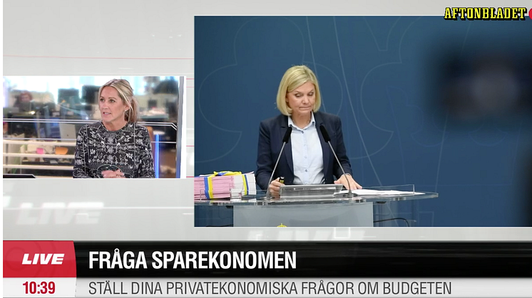 Höstbudgeten presenterades idag - vinnarna och förlorarna i Aftonbladet TV
