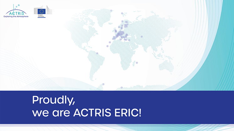 Det nye europeiske forskningsinfrastrukturkonsortiet ACTRIS ERIC er resultatet av en langsiktig innsats fra 17 europeiske land. Illustrasjon: ACTRIS