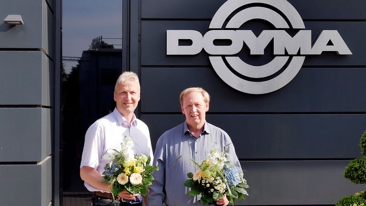 Frank Erdt, Geschäftsleitung Vertrieb und Dr. Andreas Wulfes, Geschäftsleitung Produktstrategie und Innovation haben seit Juni 2021 bei DOYMA Prokura inne