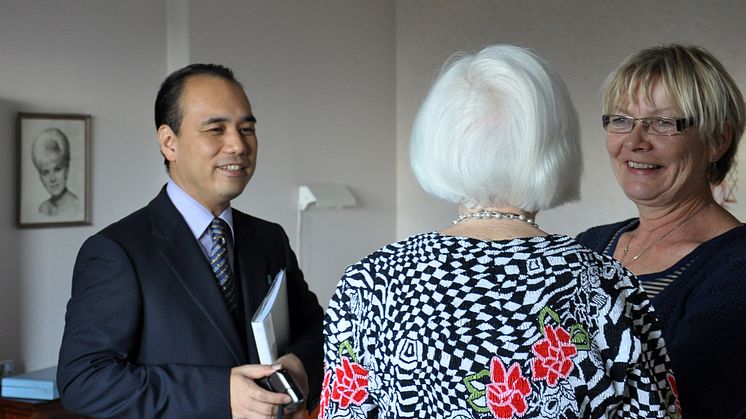 Japansk delegation besökte Kronprinsens gruppboende i Malmö