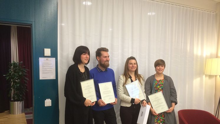 Nackademister vinner Åke Sahlin-stipendiumet 2015