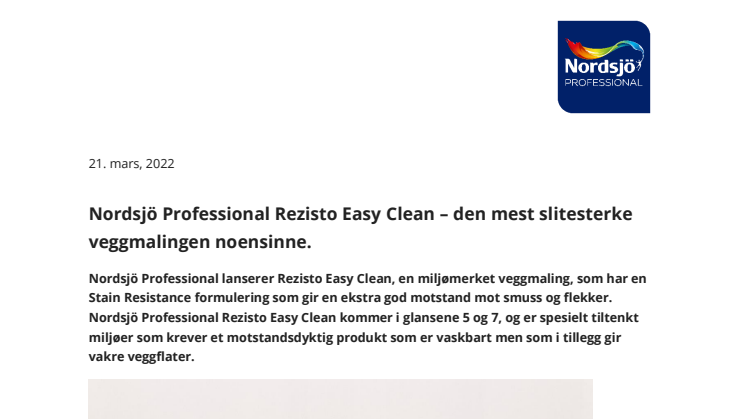 Nordsjö Professional Rezisto Easy Clean_NO.pdf