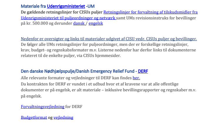 CISU oversigt over materialer til udbudsrunde A.pdf