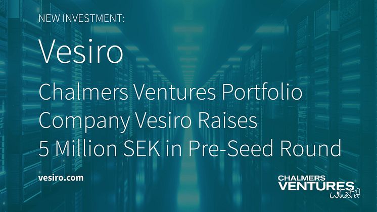 Vesiro PR Chalmers Ventures Bilder