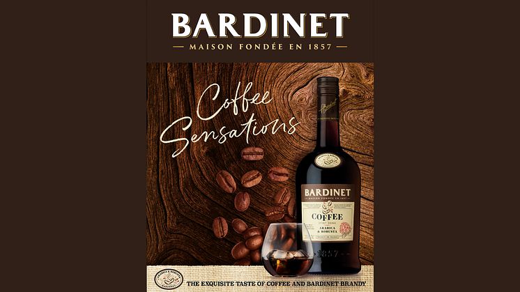 Hantverksbrandyn Bardinet välkomnar sin senaste familjemedlem, Bardinet Coffee, som lanseras 1:a november.
