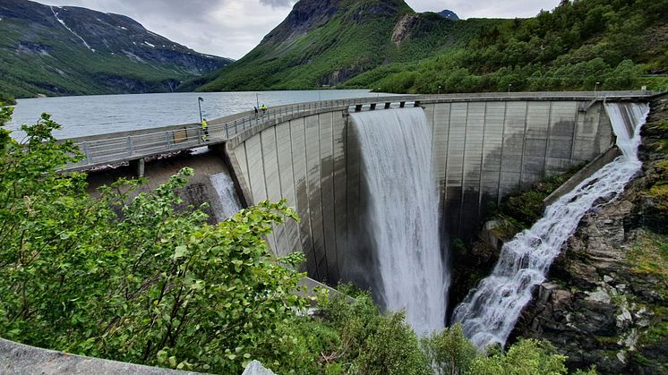 Zakariasdam 12. juni 2019. Foto: TAFJORD